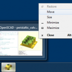 Access window trapped on disconnected screen